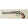 Image 3 : Allen’s patent bar hammer single-shot pistol,  serial #190 with 6-1/8” half round half  octagon barr