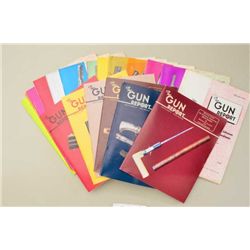 Lot of 7 cardboard boxes of Gun Report  magazines covering the years of 1956 thru  2012 in binders a
