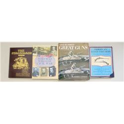 Lot of collector books, mostly out-of-print  on antique arms, the West and the Civil War  including 