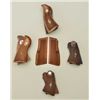 Image 3 : Lot of five pair of wood grips, all in very  good condition; two pair of checkered  medallion Smith 