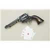 Image 3 : Antique Colt SAA revolver, .32 WCF cal.,  barrel reduced to 5-1/2”, old reblued finish  with nickel 