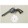 Image 4 : Antique Colt SAA revolver, .32 WCF cal.,  barrel reduced to 5-1/2”, old reblued finish  with nickel 