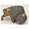 Image 2 : Terra Cotta hand painted statue of American  Bison approx. 5-1/2” in ht. by 9-1/2” marked  Sweden an