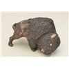 Image 3 : Terra Cotta hand painted statue of American  Bison approx. 5-1/2” in ht. by 9-1/2” marked  Sweden an