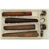 Great lot of gunsmith original parts  including wood fore ends, barrel bands,  hammers, frame parts,
