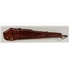 Image 2 : Schoellkopf “Jumbo” brand tooled leather  scabbard for a bolt-action rifle in overall  very good + c
