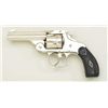 Image 2 : Smith & Wesson Second Model DA top break  revolver, .38 cal., 3-1/4” barrel, old  re-nickeled finish