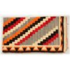 Image 1 : Navajo crystal design trading post geometric  woven rug, approx. 78” x 42” in overall very  good con