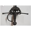 Image 2 : Victorian era rapier with fancy basket guard,  turned wire wrapped style grip, decorative  globe pom