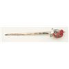 Image 5 : Miniature Scottish basket hilt broadsword in  sterling silver by "Garrard & Co. of London"  showing 