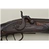 Image 6 : Antique half stocked plains type percussion  rifle by famous maker Sweitzer, .45 cal., 41”  octagon 