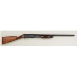 Ithaca Model 37 pump action shotgun, 16  gauge, 2-3/4” chamber, 26” ventilated rib  barrel, blue fin