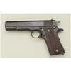 Image 2 : U.S. Property Model 1911-A1 semi-auto pistol  by Ithaca, .45 cal., 5” barrel, re-parkerized  finish,