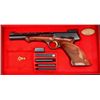 Image 2 : Factory cased Belgian-made Browning Medalist  semi-auto target pistol, .22LR cal., 6-3/4”  ventilate