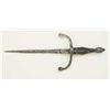 Image 1 : 17th century left-handed dagger, probably  Italian, four-sided stiletto type blade  measuring 14” ov