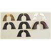 Image 2 : Lot of eight pairs of grips for Colt  revolvers including four pair of black  checkered hard rubber 