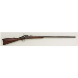 U.S. Springfield Trapdoor shotgun or  “Forager”, 20 gauge, 30” barrel, wood half  stock, no barrel b
