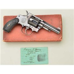 Smith & Wesson 1st Model hand ejector,  32  caliber Double action revolver with 4”  barrel. Blued fi
