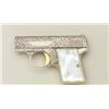 Image 2 : Factory engraved Browning Renaissance Pocket  Model semi-auto pistol, .25 cal., 2” barrel,  silver f