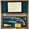 Image 1 : Miniature ½ scale percussion squareback Colt  Navy case with accessories, serial # 439,  marked “Ube