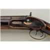Image 2 : Tiger stripe maple percussion heavy barrel  half-stock percussion rifle, .60 cal., 34”  octagon barr