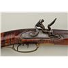 Image 7 : Pennsylvania/Kentucky full stock flintlock  rifle, dated 1823 on the top barrel flat and  inscribed 