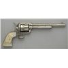 Image 3 : Colt SAA revolver, .45 cal., 7-1/2" barrel,  re-done nickel finish with later New York  style engrav