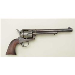 Colt SAA revolver with U.S. marked frame  #5614 (within the “Custer” 7th Cavalry range)  that in our