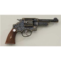 Pre-War Smith & Wesson 38/44 heavy duty 38  special caliber D.A. revolver on 44 size  frame, 5 screw