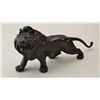 Image 4 : Early-to-mid 20th century Japanese bronze of  lion measuring approx. 12” in height by  21-1/2” showi