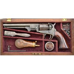 English Tranter style percussion revolver  circa 1850-1860’s of pocket size with no mfg  or agents n