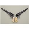 Image 11 : The finest pair of Remington percussion  pistols known to collectors. This pair of  Model 1858 Remin