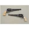 Image 7 : The finest pair of Remington percussion  pistols known to collectors. This pair of  Model 1858 Remin