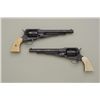 Image 8 : The finest pair of Remington percussion  pistols known to collectors. This pair of  Model 1858 Remin