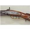 Image 17 : Ornately silver inlaid Over-Under swivel  breech Kentucky rifle signed “John McCammant”  and dated 1