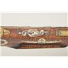 Image 23 : Ornately silver inlaid Over-Under swivel  breech Kentucky rifle signed “John McCammant”  and dated 1