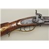 Image 6 : Ornately silver inlaid Over-Under swivel  breech Kentucky rifle signed “John McCammant”  and dated 1