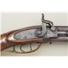 Image 7 : Ornately silver inlaid Over-Under swivel  breech Kentucky rifle signed “John McCammant”  and dated 1