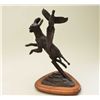 Image 2 : Original bronze signed Parton on base dated  1995 showing dog flushing a pheasant numbered  1 on bas