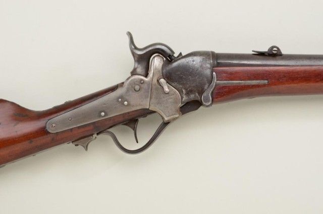 Scarce Sharps Model 1851 percussion carbine in 52 cal. with Maynard