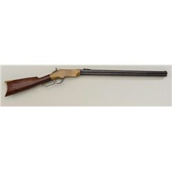 1860 Henry rifle 44 rim fire caliber serial  #7315, period “Camp engraved and inscribed”,  “Jacob Ra