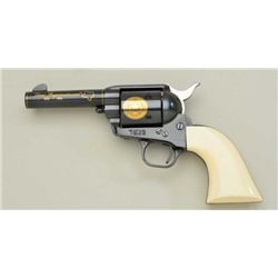 Texas Sesquicentennial single action  Sheriffs’ Model deluxe grade revolver with  factory 4” barrel,