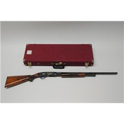 Winchester Model 42, 410 gauge pump action  shot gun custom engraved and gold inlaid with  upgraded 