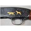 Image 4 : Winchester Model 42, 410 gauge pump action  shot gun custom engraved and gold inlaid with  upgraded 