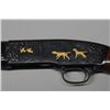 Image 5 : Winchester Model 42, 410 gauge pump action  shot gun custom engraved and gold inlaid with  upgraded 