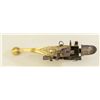 Image 8 : Antique flintlock brass tinder lighter  approx. 7” overall and in very good condition  showing engra