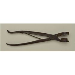 Interesting gambling collectible iron chip  “branding iron” set up to “brand”  heart  shapes; overal