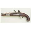 Image 3 : U.S. Model 1816 Flintlock pistol by S. North  in 54 cal smooth bore, all features as  standard issue