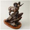Image 1 : Original bronze entitled “The Chadwick Ram,  worlds record Stone’s Sheep” signed Clark  Bronson numb