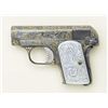 Image 1 : Colt Model 1908 25ACP cal, pocket auto fully  and finely scroll engraved with flush gold  inlays sur